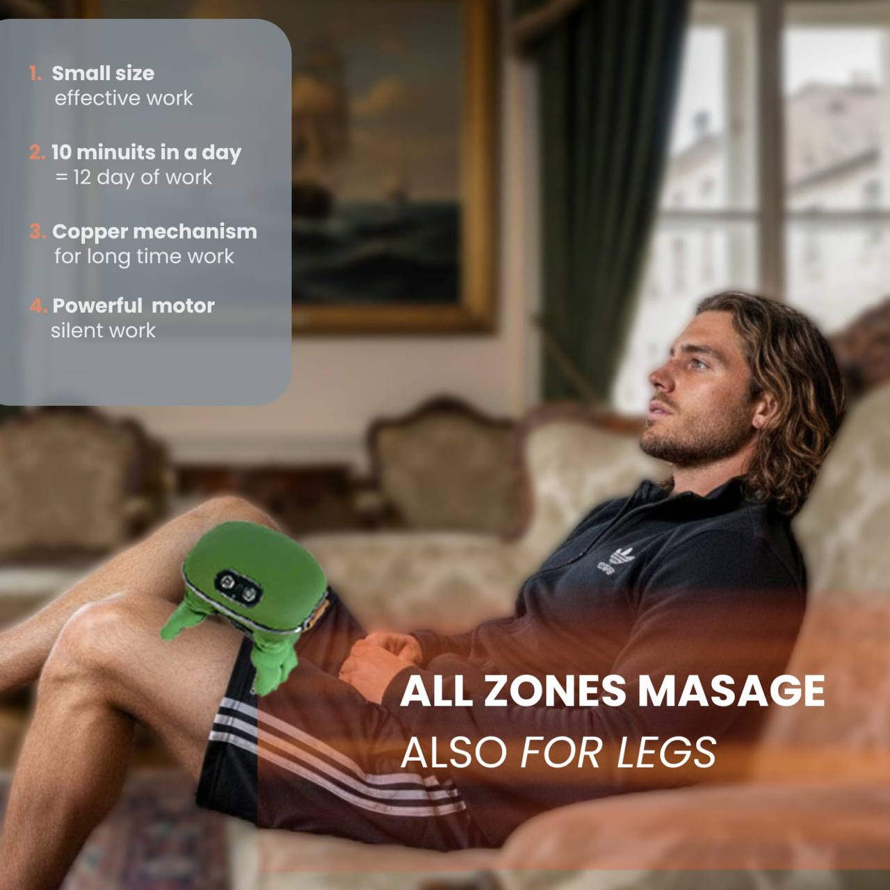 RUNISTORE™ 3D Portable Neck & Shoulder Massager