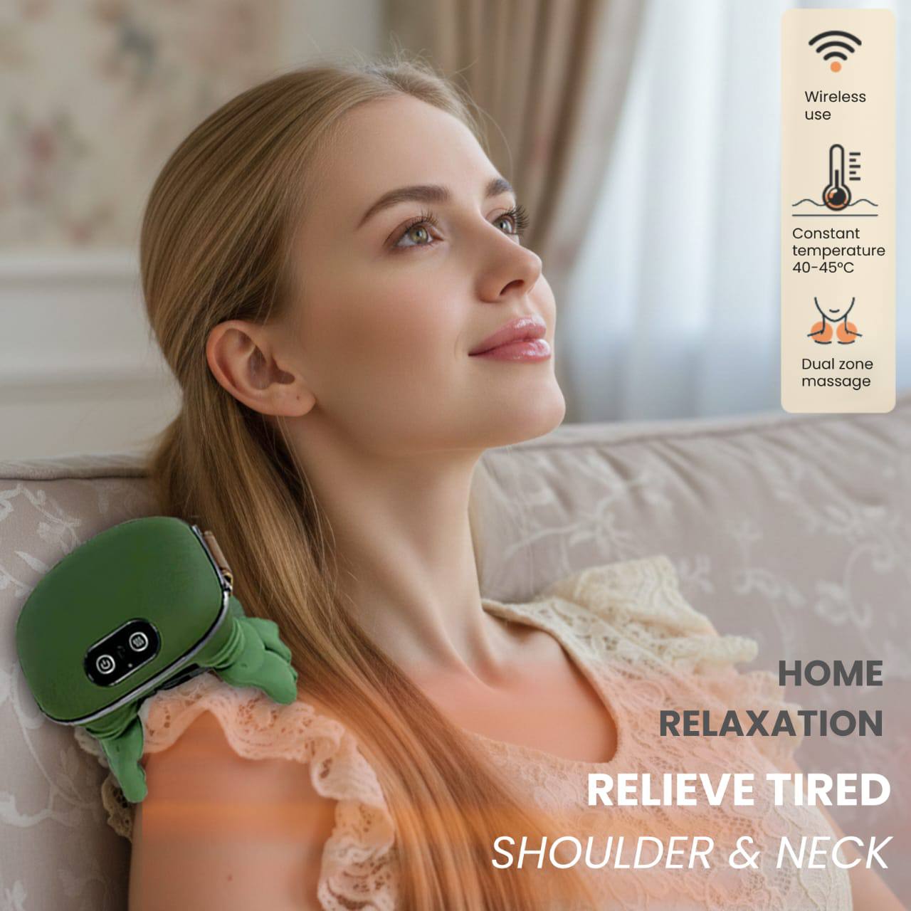 RUNISTORE™ 3D Portable Neck &amp; Shoulder Massager